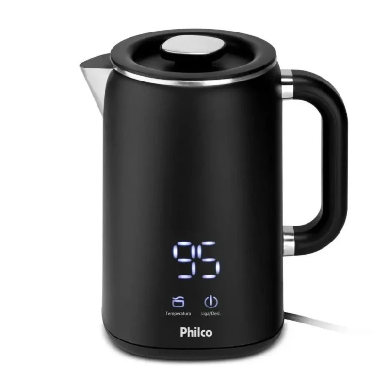 Chaleira Elétrica Philco PCH18B 1,8 Litros Painel Digital 110v
