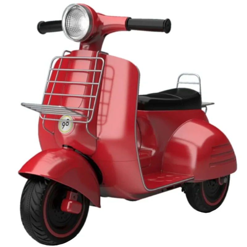 Lambreta Infantil Elétrica 6V Com Som Bandeirante Turquesa