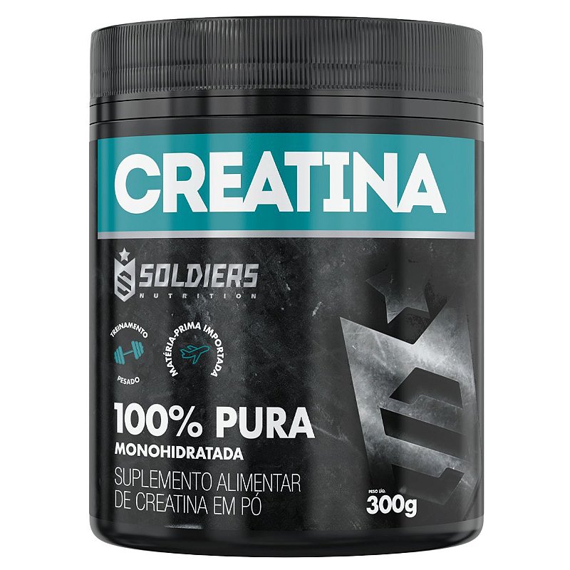 Kit: 2x Creatina Pote 300g - Soldiers Nutrition